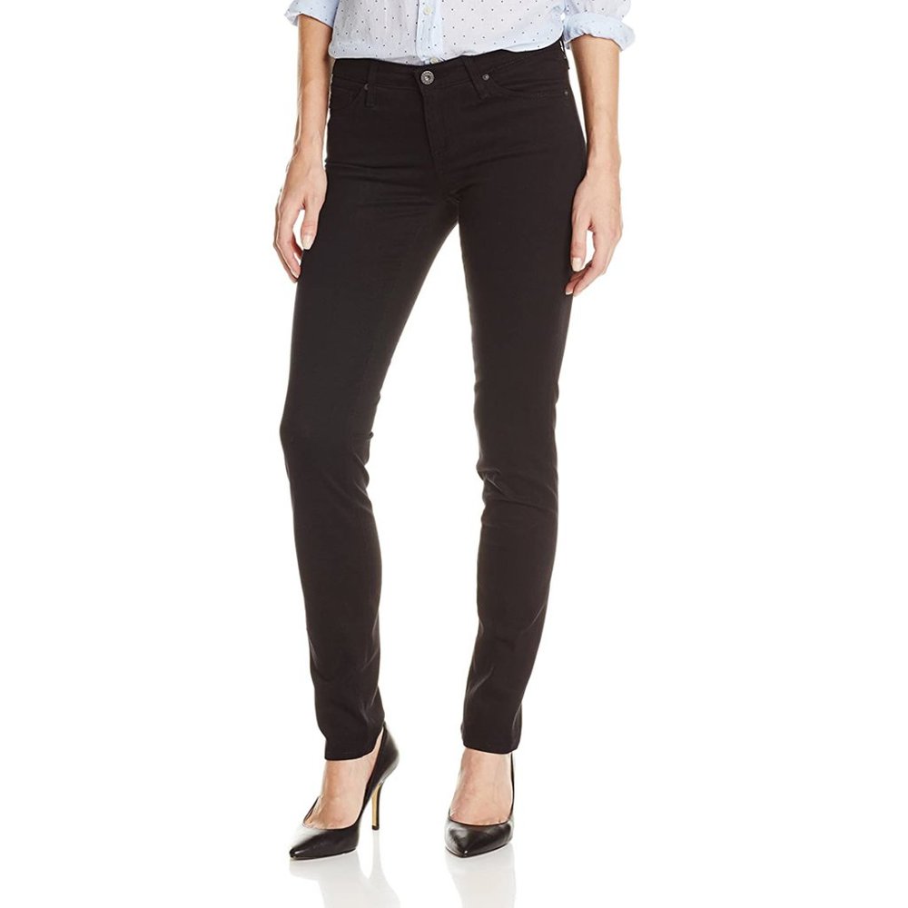 • AG Jeans • The Stilt Cigarette Leg Black